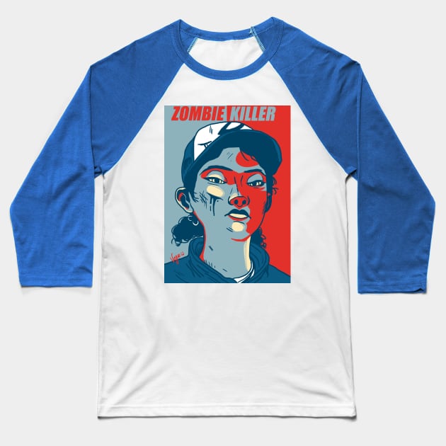Clementine Baseball T-Shirt by VegaNya